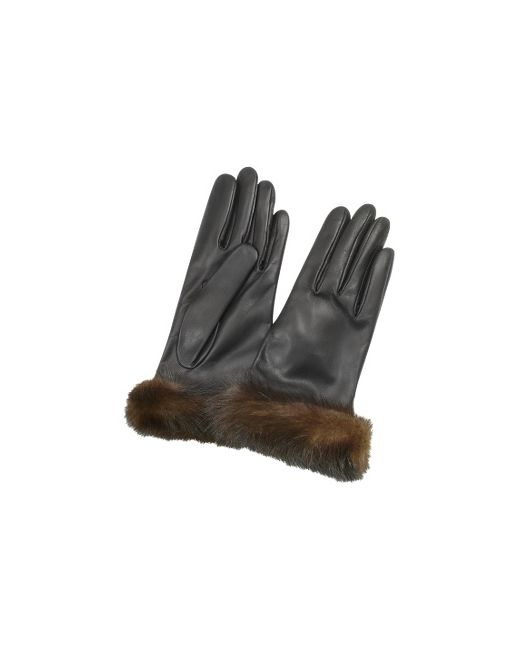 Forzieri Womens Italian Nappa Leather Gloves
