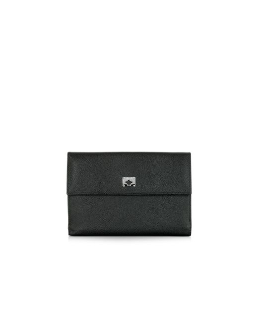 Pineider City Chic Leather French Purse Wallet