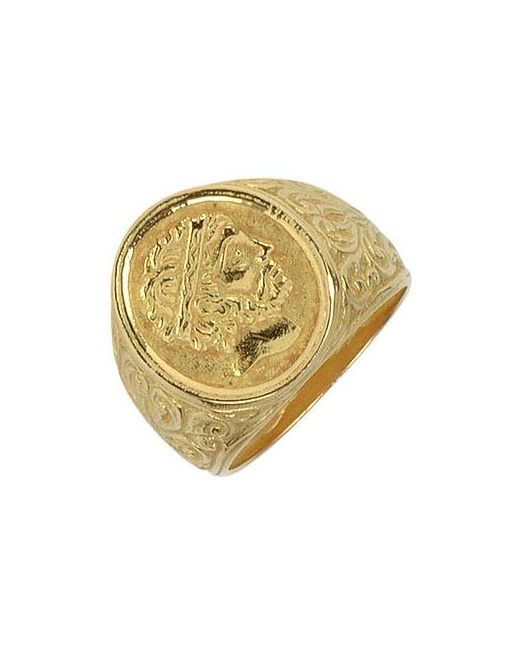 Torrini Socrates Engraved Oval Yellow Mens Ring