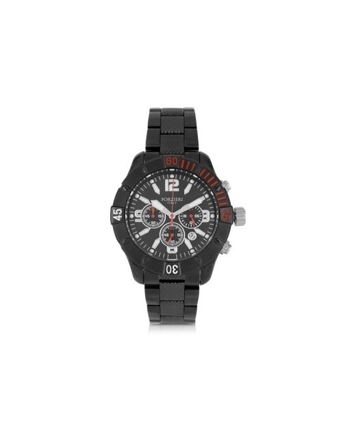 Forzieri Kimi and Red Stainless Steel Mens Watch