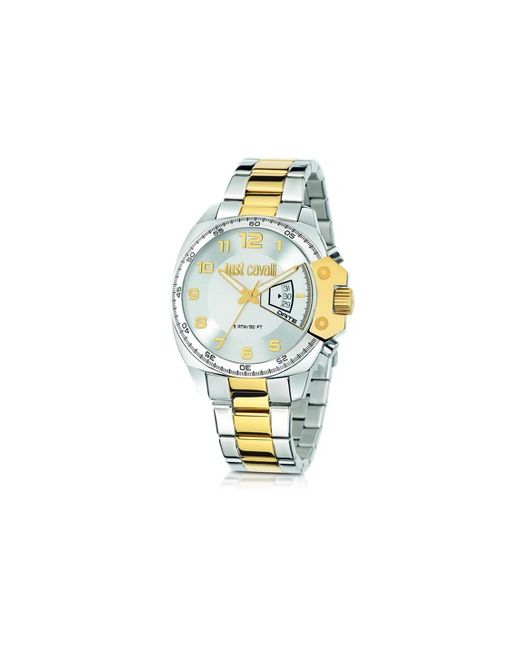 Just Cavalli Just Escape Two Tone Stainless Steel Mens Watch