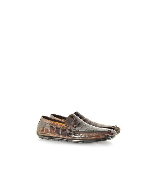 Pakerson Coffee Alligator Loafer