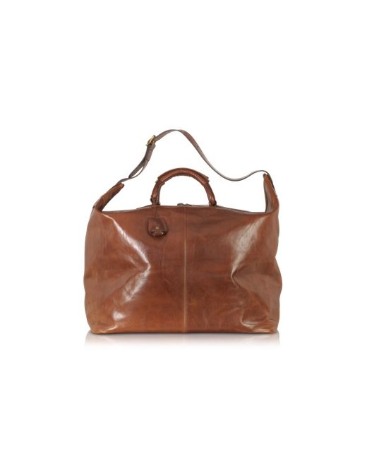 The Bridge Story Viaggio Marrone Leather Weekender Bag