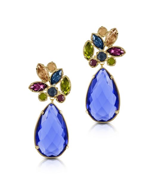 Forzieri Designer Earrings Crystal Drop