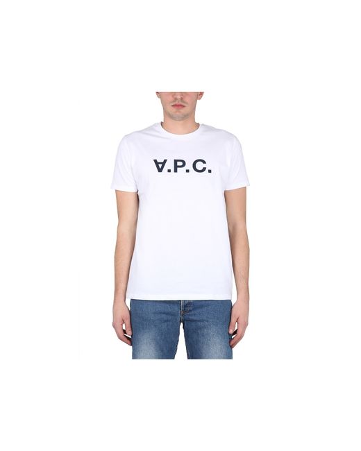 A.P.C. A. P.C. T-Shirts T-Shirt With V. p.c Logo