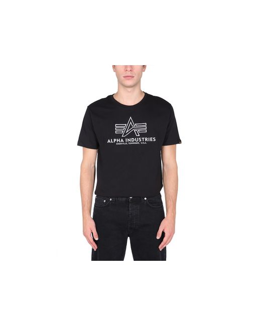 Alpha Industries T-Shirts T-Shirt With Embroidered Logo