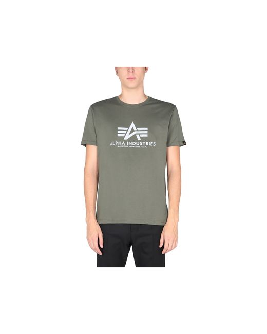 Alpha Industries T-Shirts T-Shirt With Laminated Logo