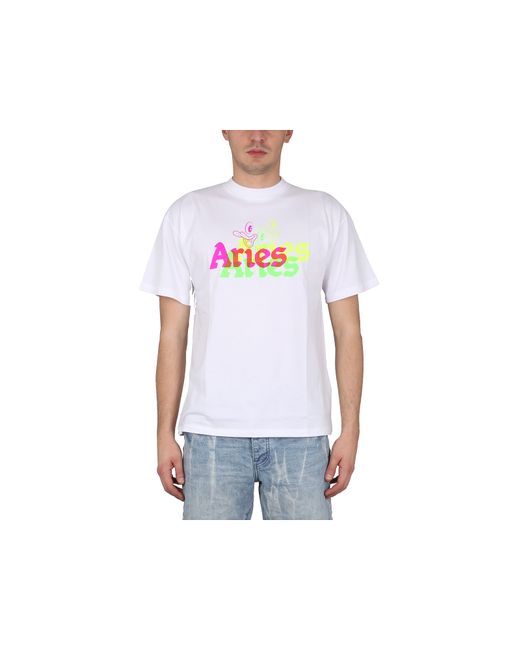 Aries T-Shirts Trippy Aye Duck T-Shirt