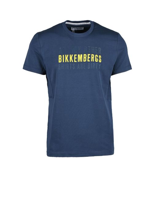 Bikkembergs T-Shirts Blue T-Shirt