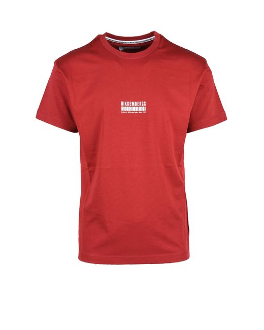 Bikkembergs T-Shirts Bordeaux T-Shirt