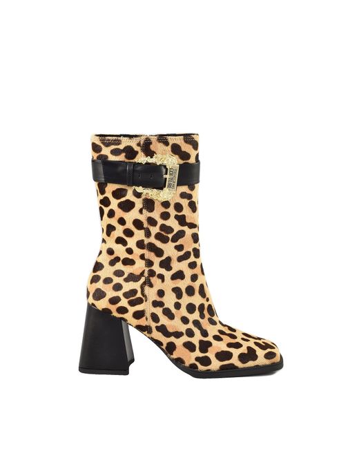 Versace Jeans Couture Chaussures Animal Print Booties