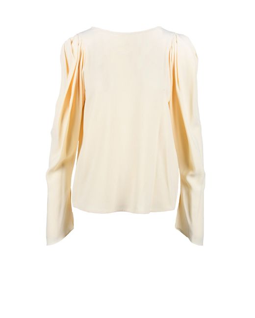 Erika Cavallini T-Shirts Tops Cream Blouse