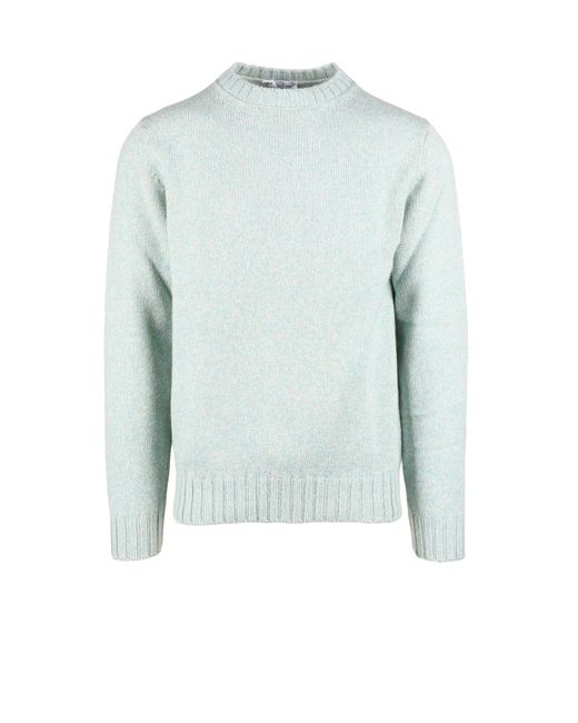 Giampaolo Pulls Aqua Sweater