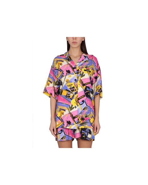 Palm Angels Chemises Miami Mix Print Shirt
