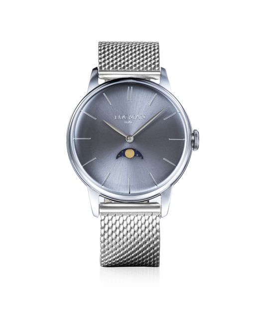 Locman Montres Homme 1960 Moon Phase Watch w Steel Bracelet
