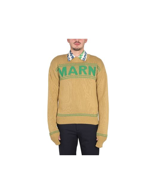Marni Pulls Knit Sweatshirt With Logo