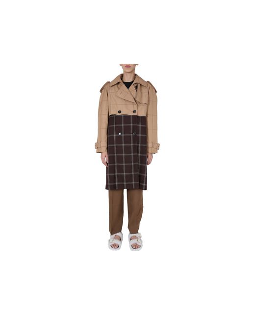 Marni Vestes Manteaux Double-Breasted Trench