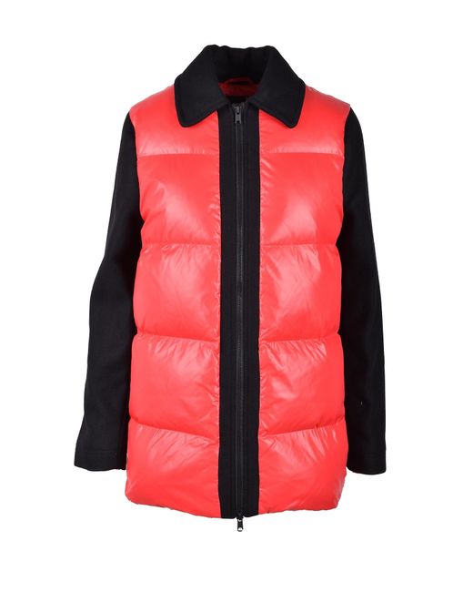 Love Moschino Vestes Manteaux Red Padded Jacket