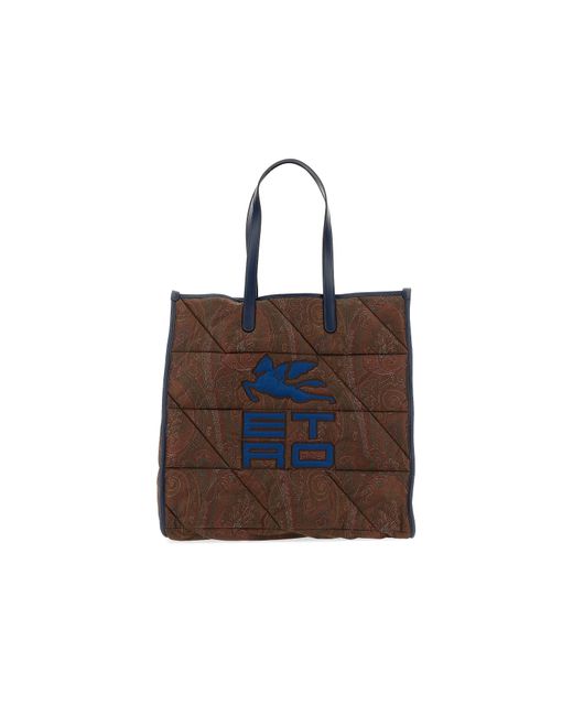Etro Sacs Homme Logo Embroidery Shoulder Bag