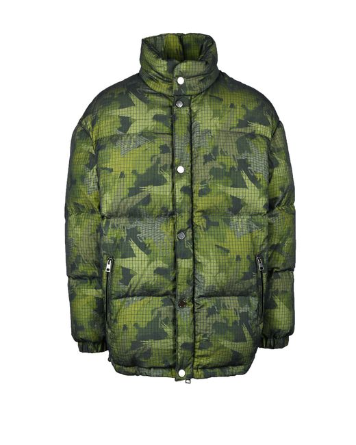 Etro Manteaux Vestes Green Padded Jacket