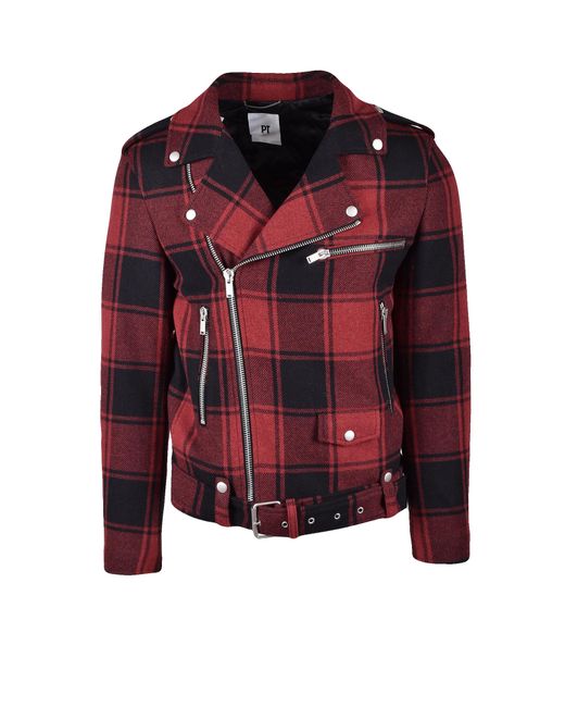 PT Torino Manteaux Vestes Red Jacket