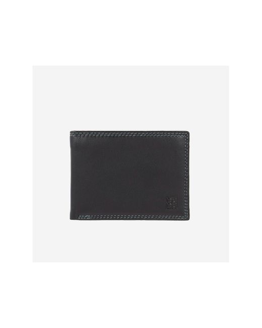 Dudubags Sacs Homme Leather RFID Bi-Fold Wallet