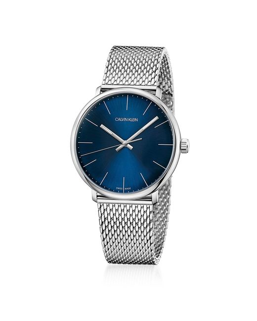 Calvin Klein Collection Montres Homme High Noon Stainless Steel Quartz Watch w Dial and Milano Mesh Strap