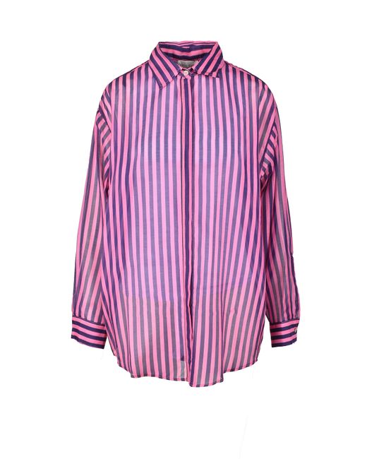 Forte-Forte Chemises Fuxia/Viola Shirt
