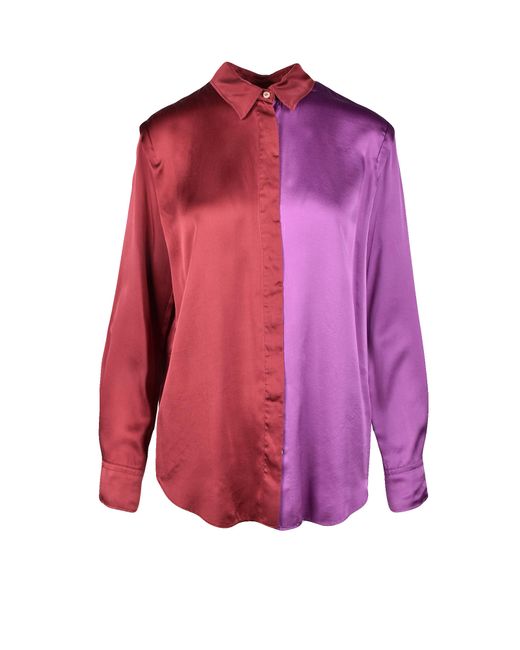 Forte-Forte Chemises Viola/Bordeaux Shirt