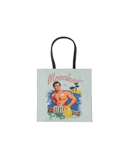Moschino Sacs Homme Hawaiian Print Tote Bag