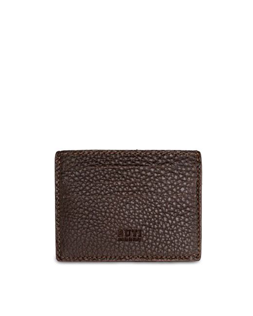 Buti Portefeuilles Embossed Leather Card Holder