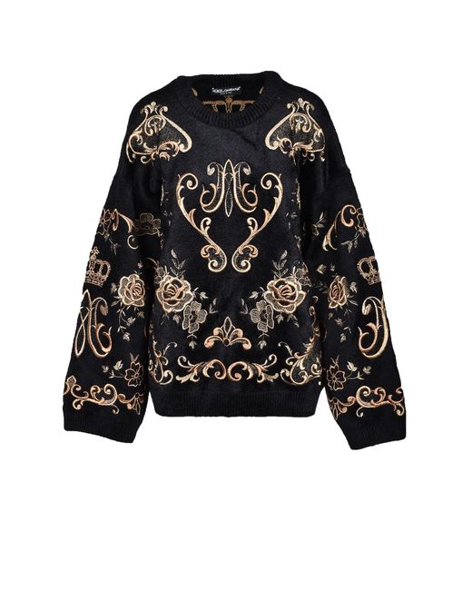 Dolce & Gabbana Pulls Gold Sweater