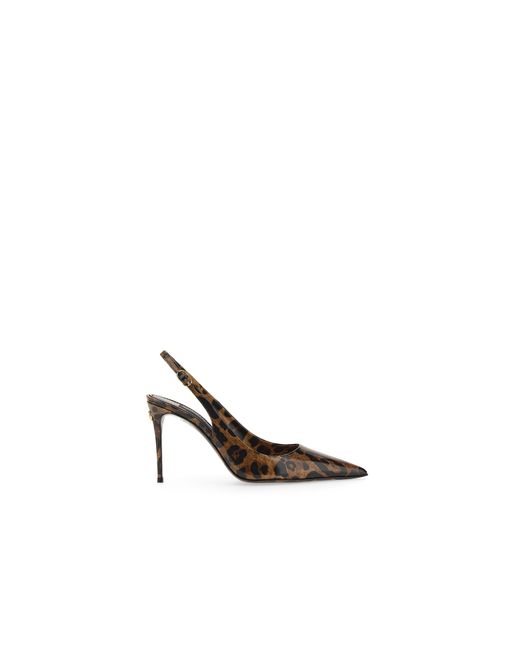 Dolce & Gabbana Chaussures Sling Back With Print