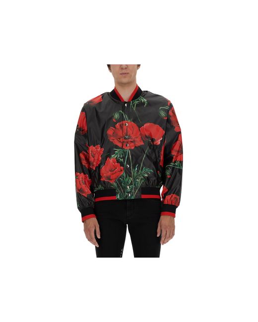 Dolce & Gabbana Manteaux Vestes Poppy Print Jacket