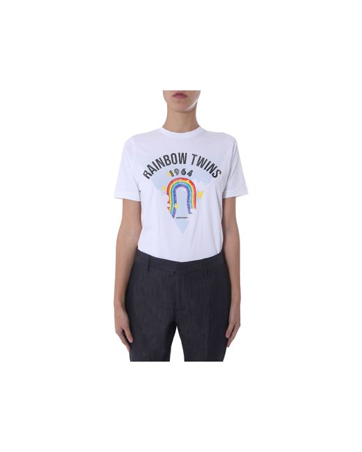 Dsquared2 T-Shirts Tops Round Neck T-Shirt
