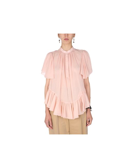Alexander McQueen Chemises Shirt With Ruches