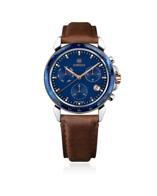 Jowissa Montres Homme LeWy 9 Swiss Watch w Leather Strap