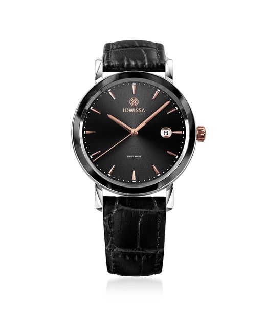 Jowissa Montres Homme Magno Swiss Watch w Leather Strap