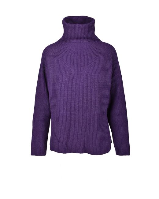 Alpha Studio Pulls Violet Sweater