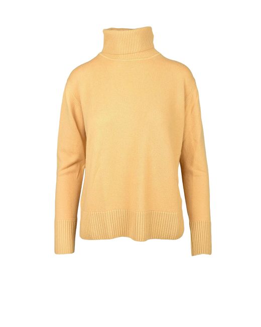 Alpha Studio Pulls Mustard Sweater
