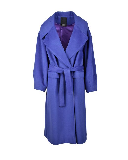 Yes London Vestes Manteaux Violet Coat