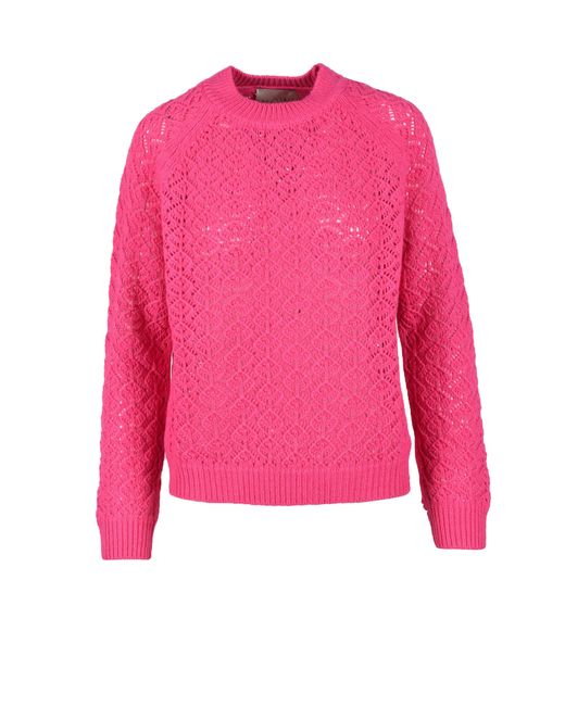 N.O.W. N. O.W. Pulls Fuchsia Sweater
