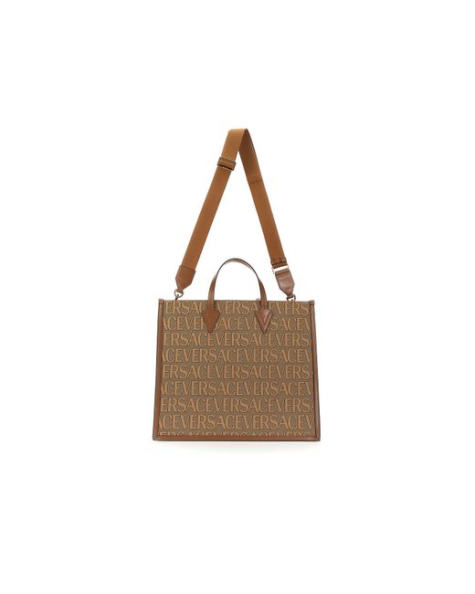 Versace Sacs Homme Shopper Bag With Allover Logo