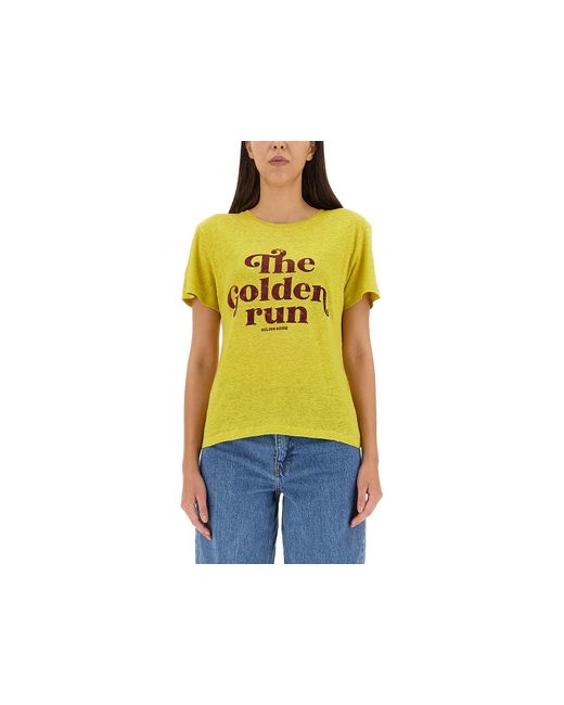 Golden Goose T-Shirts Tops Logo Print T-Shirt