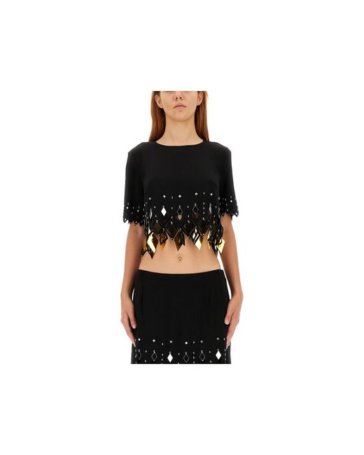 Paco Rabanne T-Shirts Tops Crepe Tops.