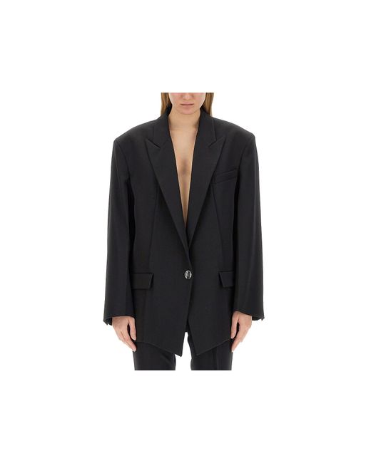 Attico Vestes Manteaux Single-Breasted Jacket