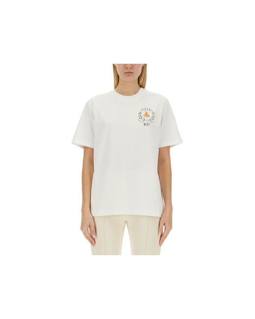 Casablanca T-Shirts Tops T-Shirt With Logo