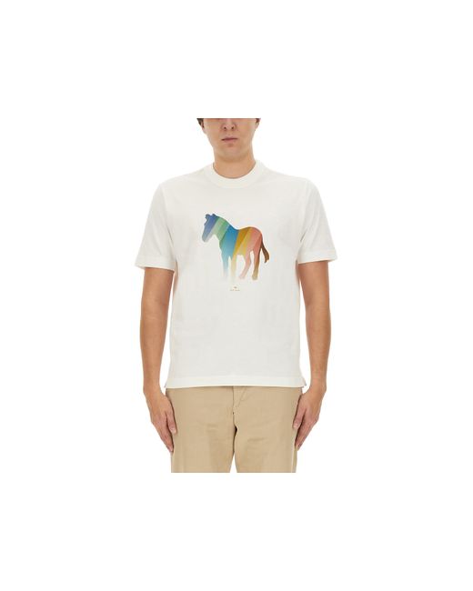 Paul Smith T-Shirts Zebra Print T-Shirt