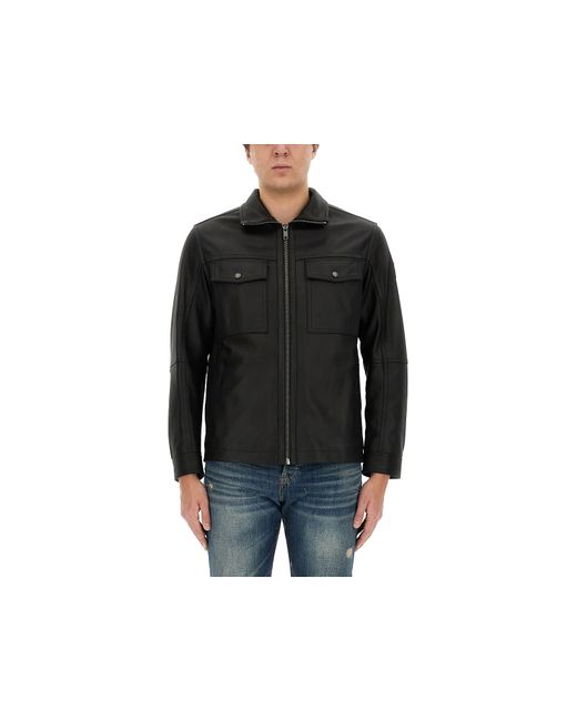 Hugo Boss Manteaux Vestes Jacket With Collar