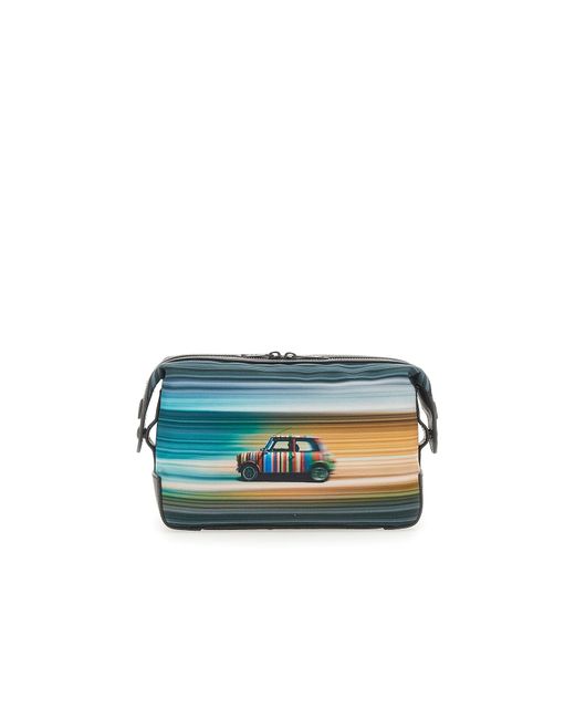 Paul Smith Sacs Homme Mini Blur Travel Clutch Bag